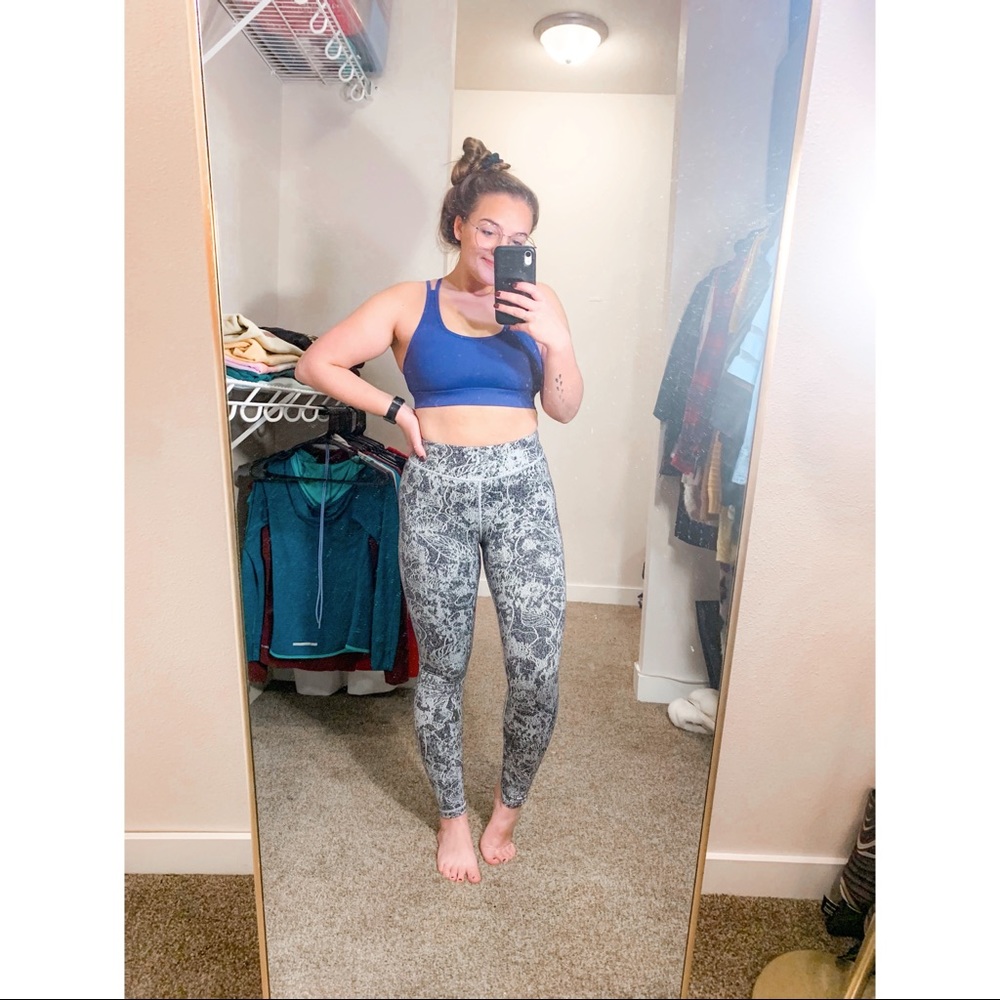 Floral Athleta leggings